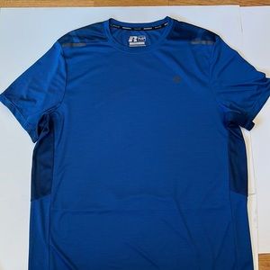 Russell’s cotton performance T-shirt, XL, athletic fit, navy